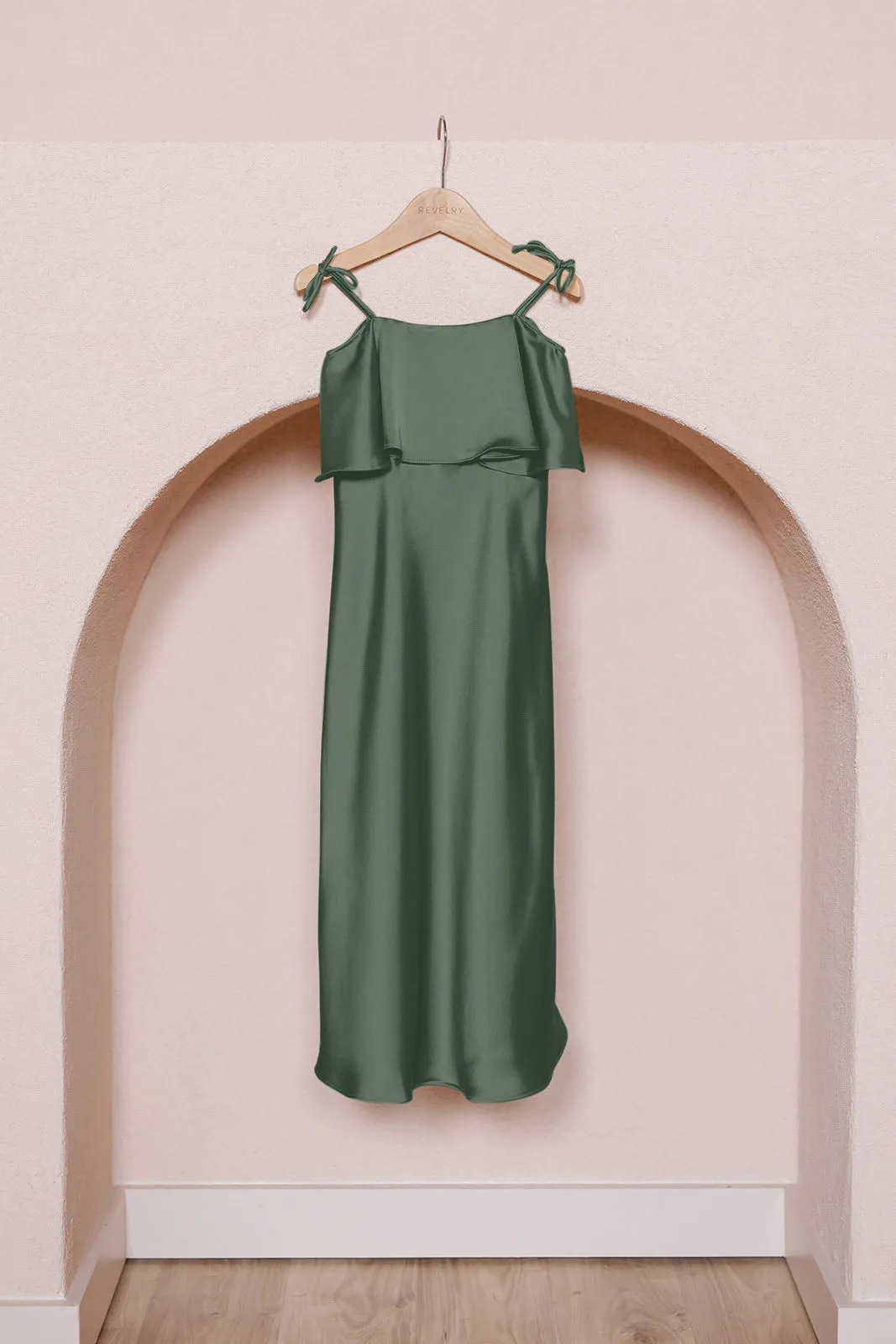 Kids Riley Convertible Satin Dress | Made To Order