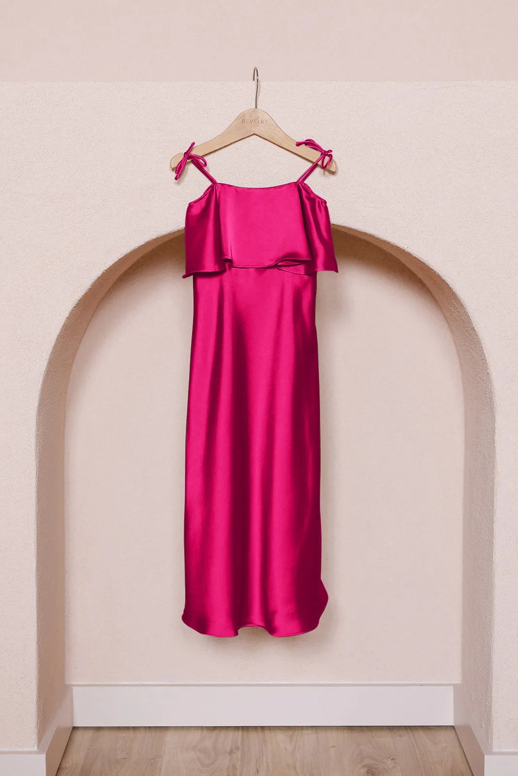 Kids Riley Convertible Satin Dress | Made To Order