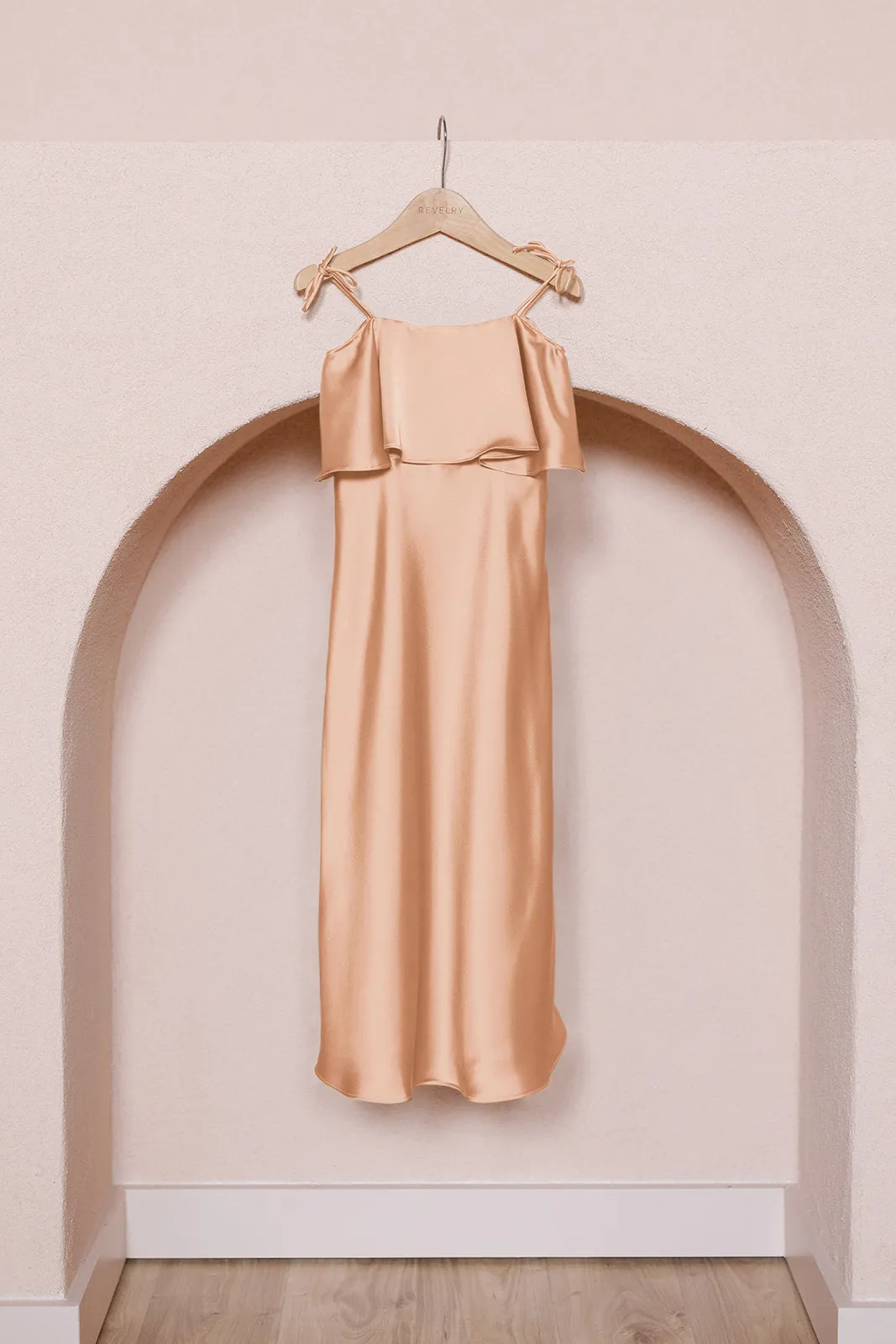 Kids Riley Convertible Satin Dress | Made To Order