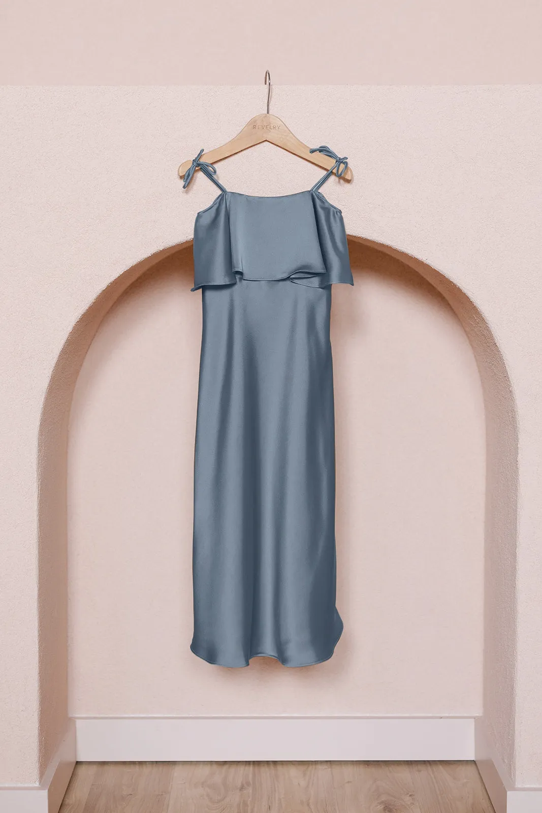 Kids Riley Convertible Satin Dress | Made To Order