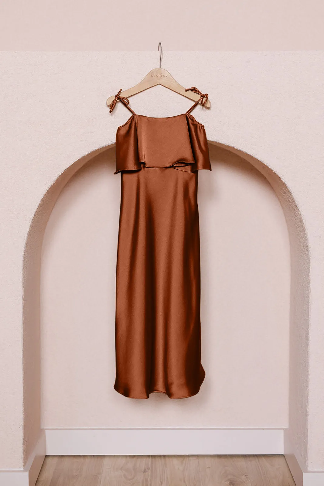 Kids Riley Convertible Satin Dress | Made To Order
