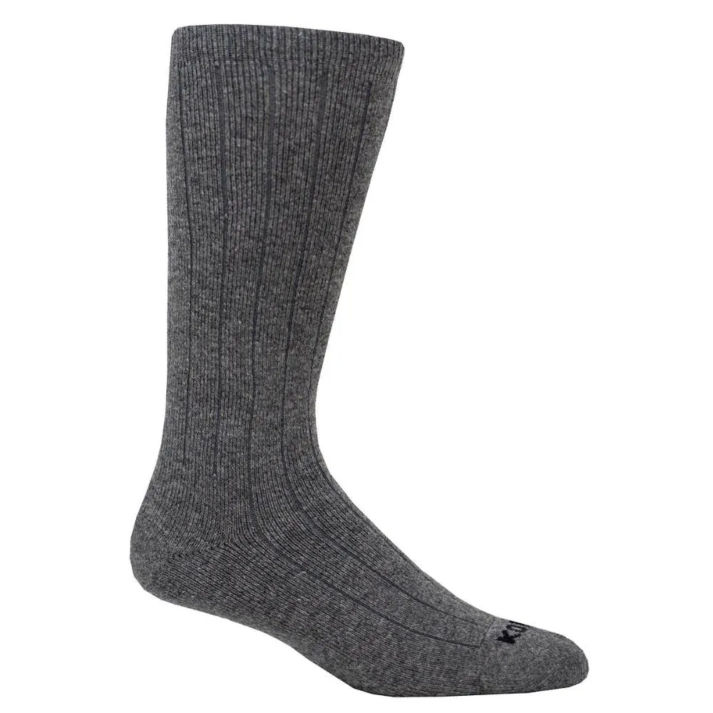 Kodiak Men's Merino Wool Blend Silk Work Socks - Charcoal