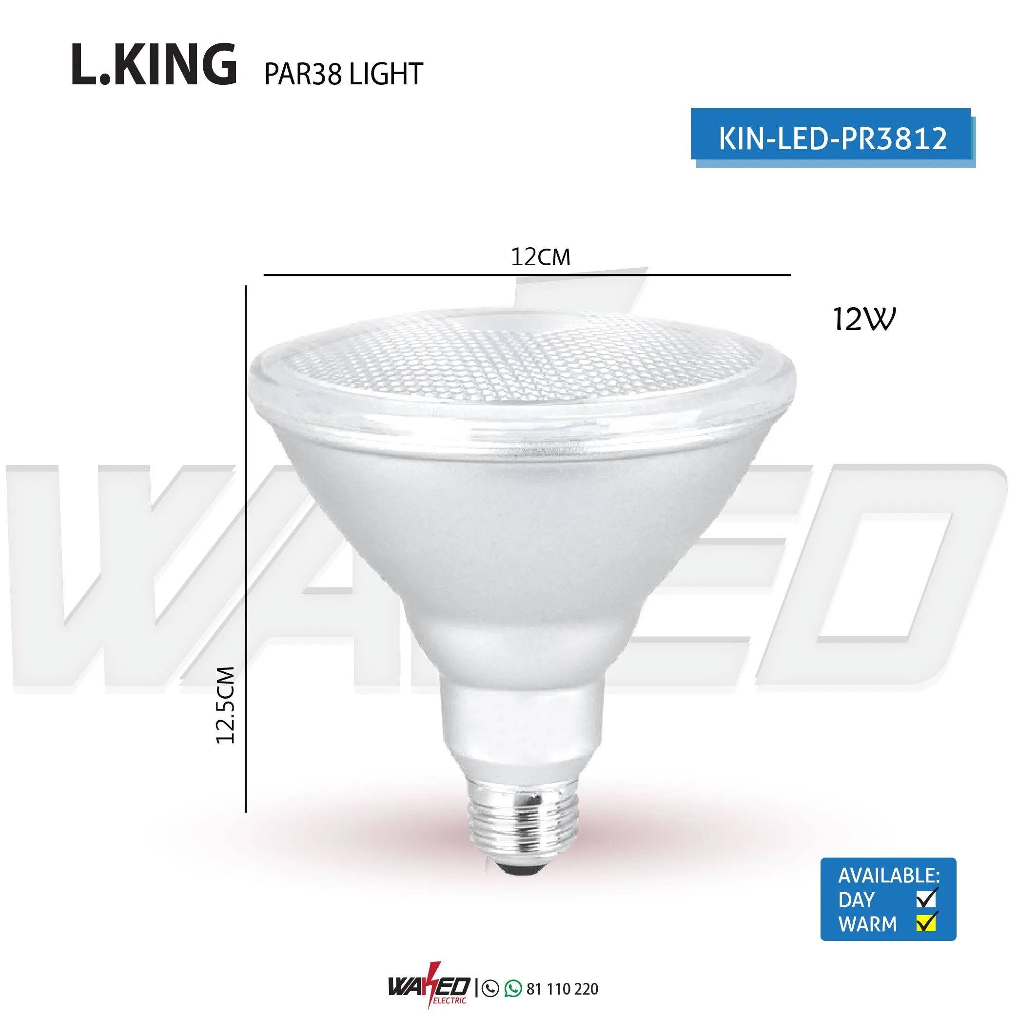 Lamp - Par38 - 12W