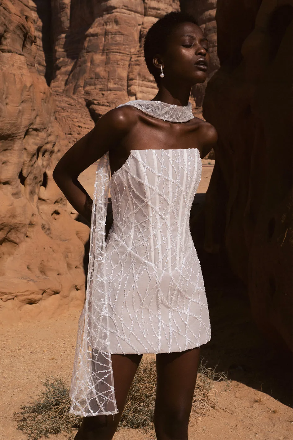 Leora Dress - White