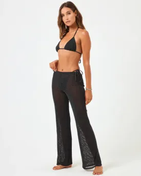 L*Space Women's Kari Beach Cover Up Pants - Black