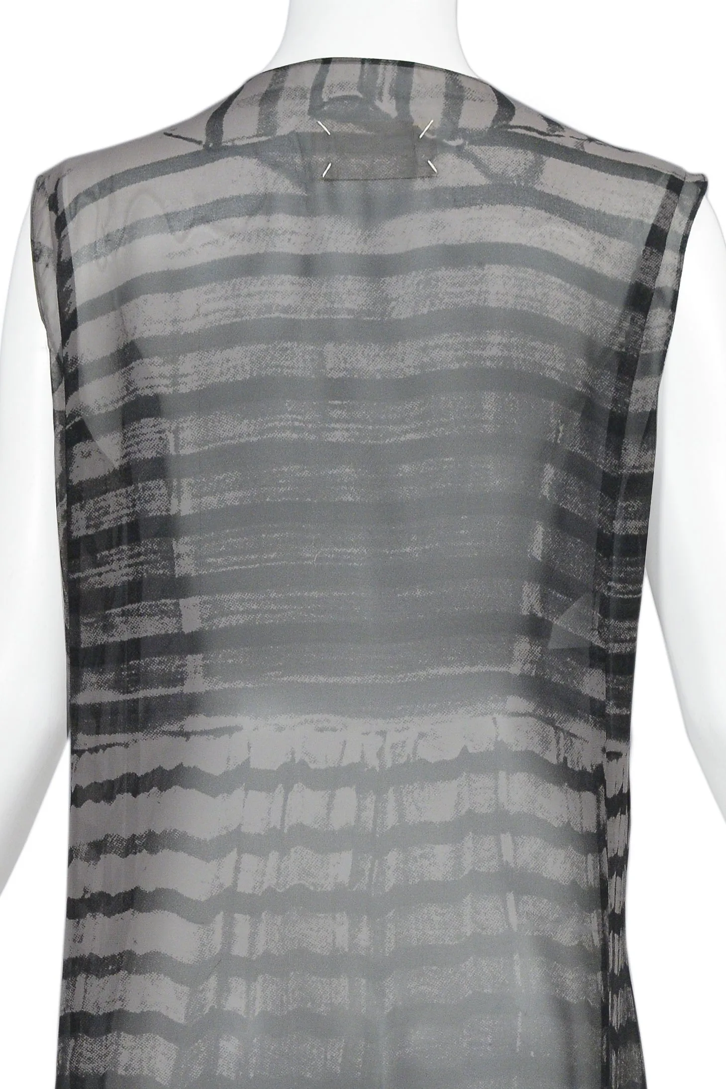 1996 Maison Margiela Trompe LOeil Photo Print Dress - Vintage Designers Collection