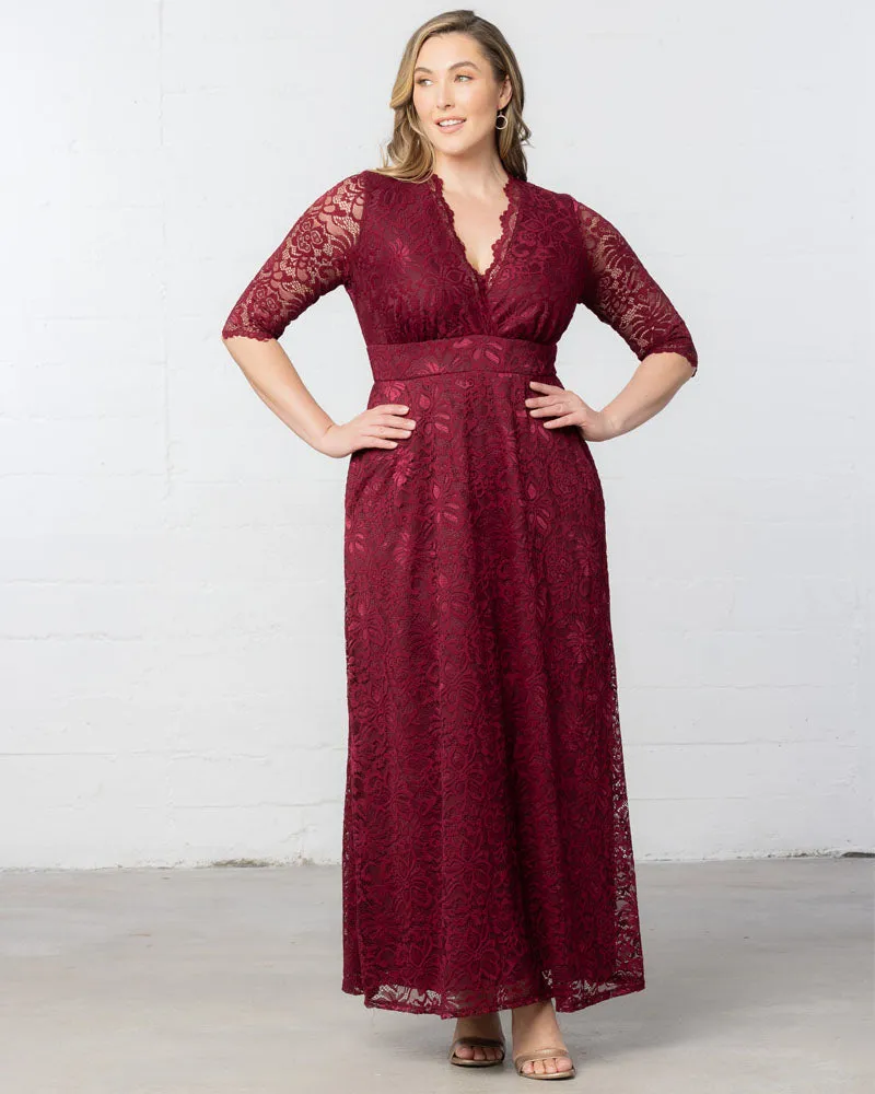 Maria Lace Evening Gown