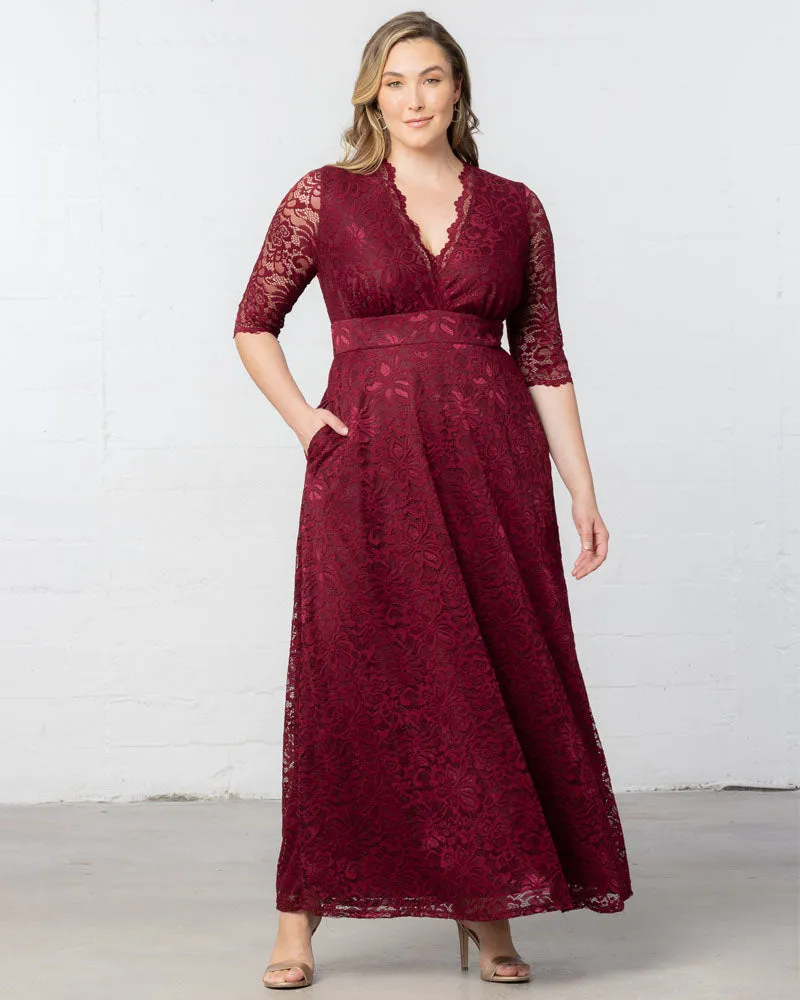 Maria Lace Evening Gown