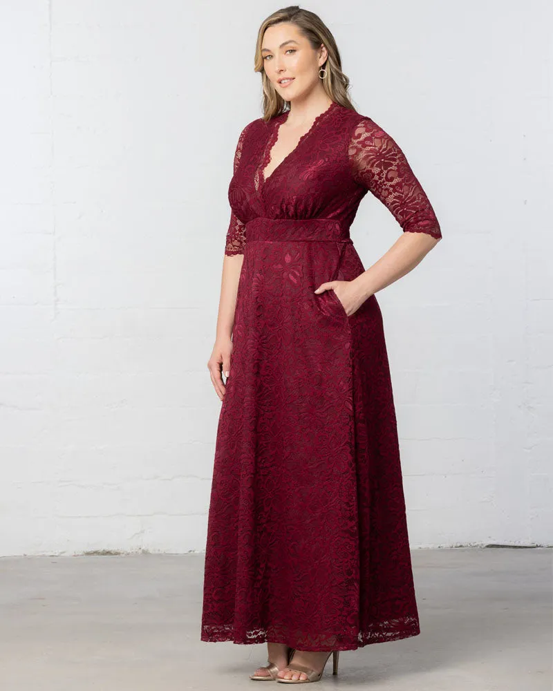 Maria Lace Evening Gown