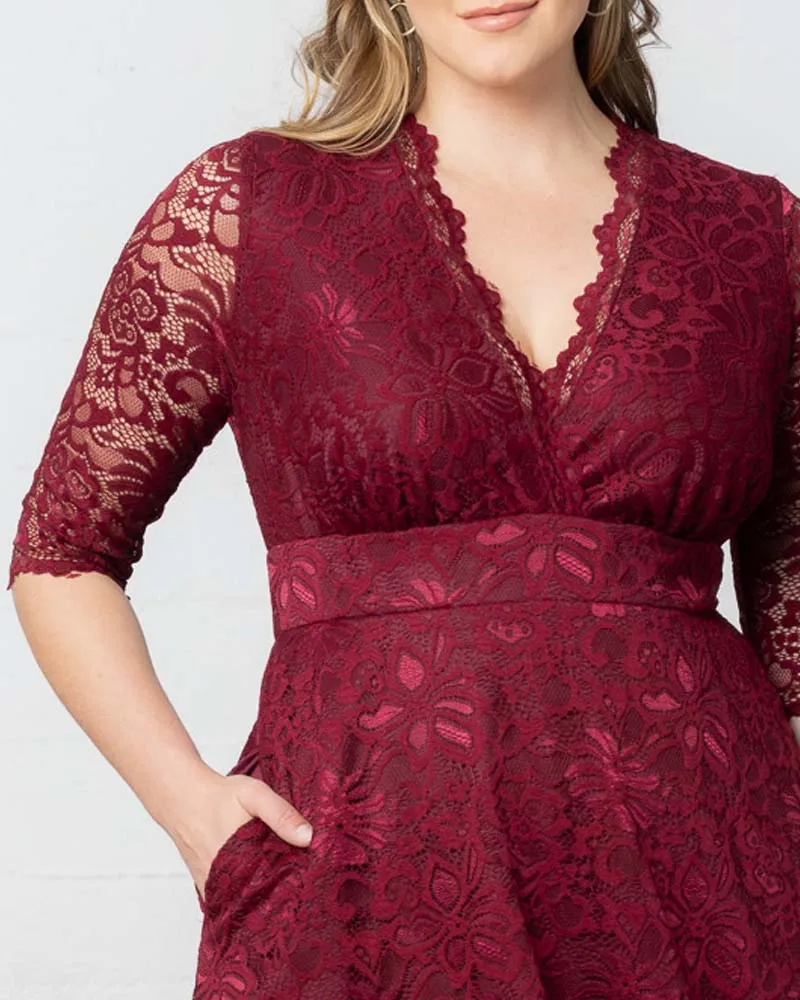 Maria Lace Evening Gown