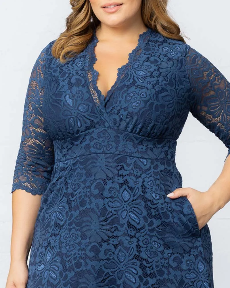 Maria Lace Evening Gown