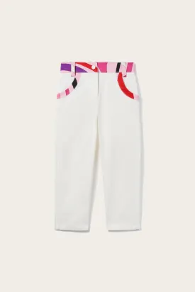 Marmo-Print Trousers