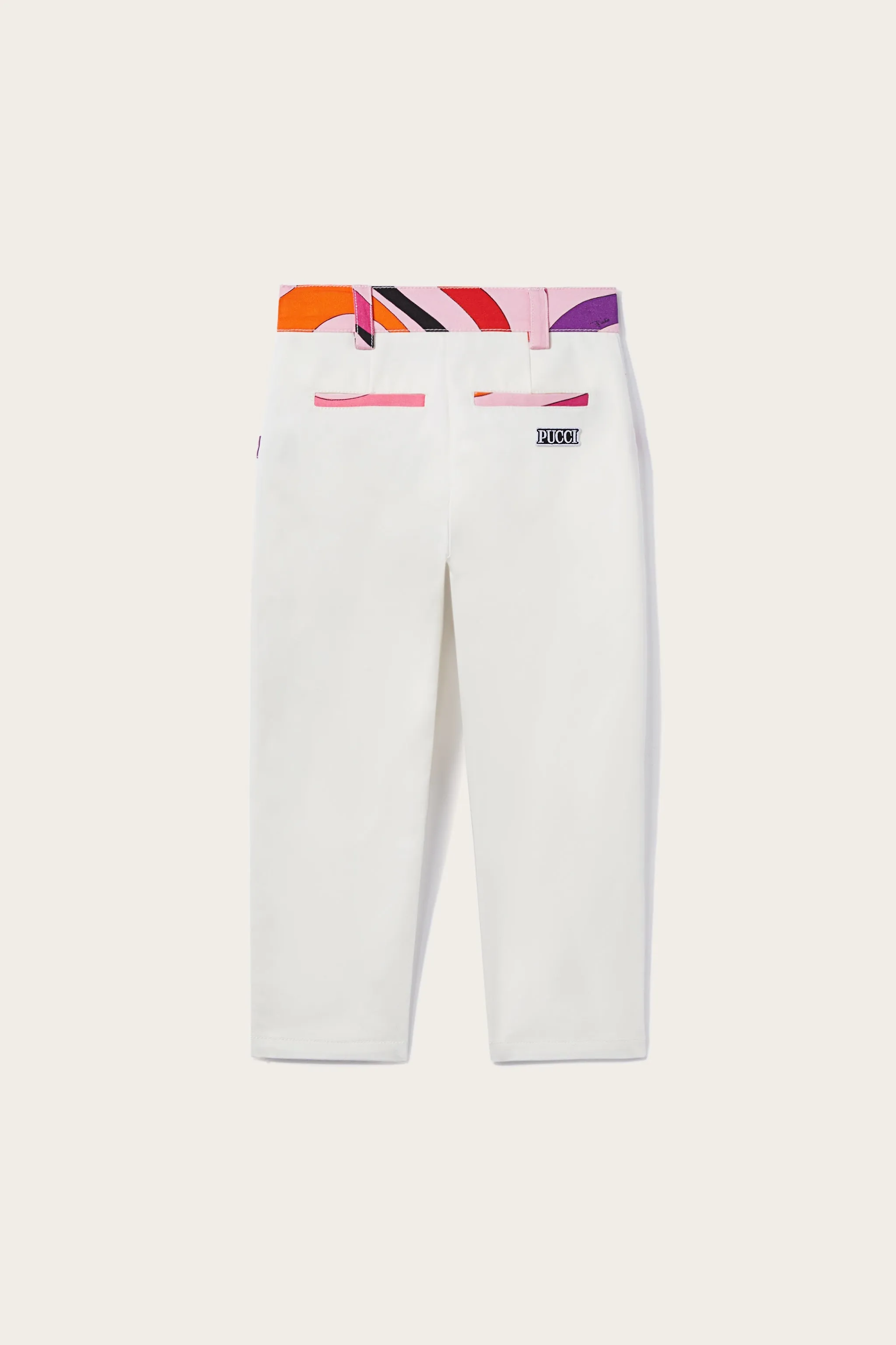 Marmo-Print Trousers