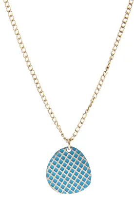 Maya necklace, blue