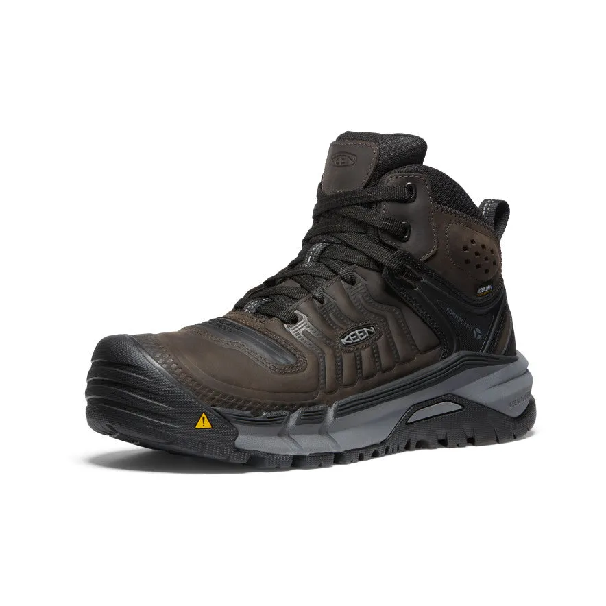 Waterproof Mid Soft Toe Kansas City  KBF Mens Boots in Coffee Bean/Black