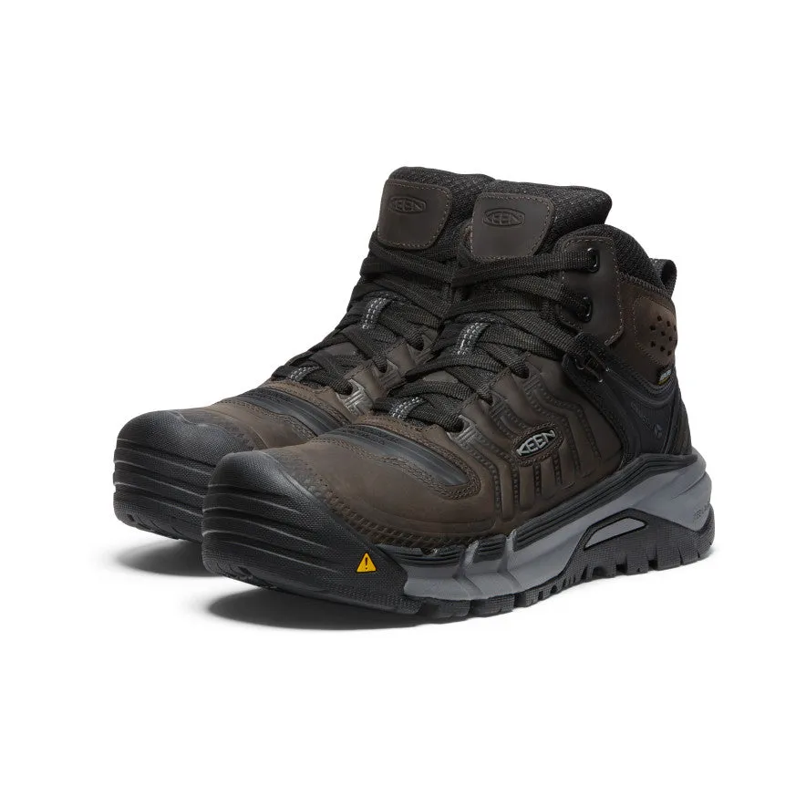 Waterproof Mid Soft Toe Kansas City  KBF Mens Boots in Coffee Bean/Black