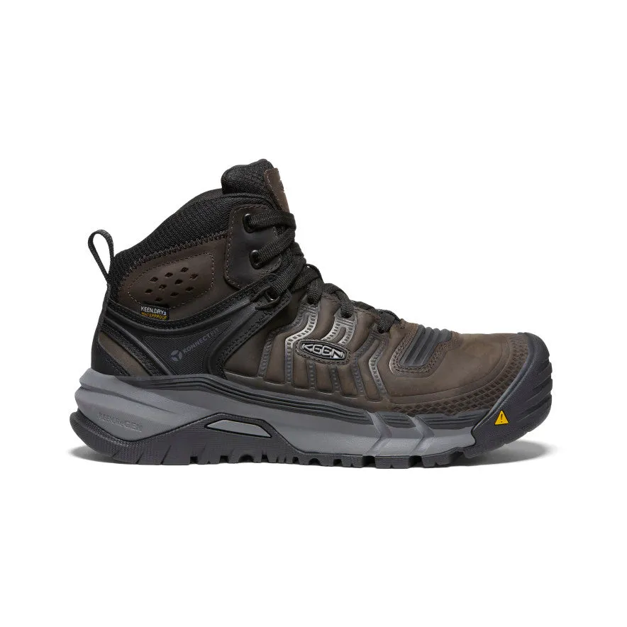 Waterproof Mid Soft Toe Kansas City  KBF Mens Boots in Coffee Bean/Black
