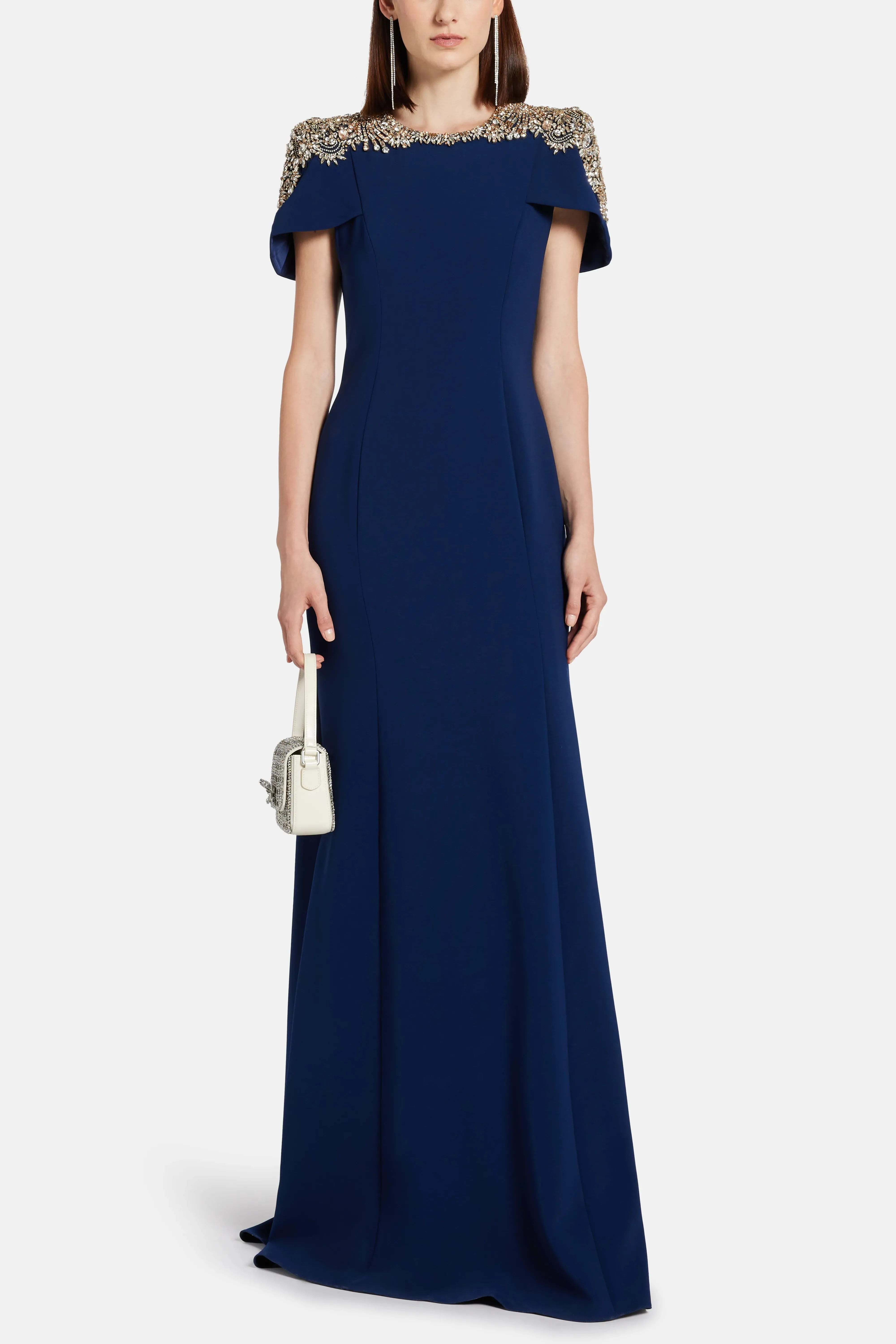 Midnight Kiss Embellished Evening Gown