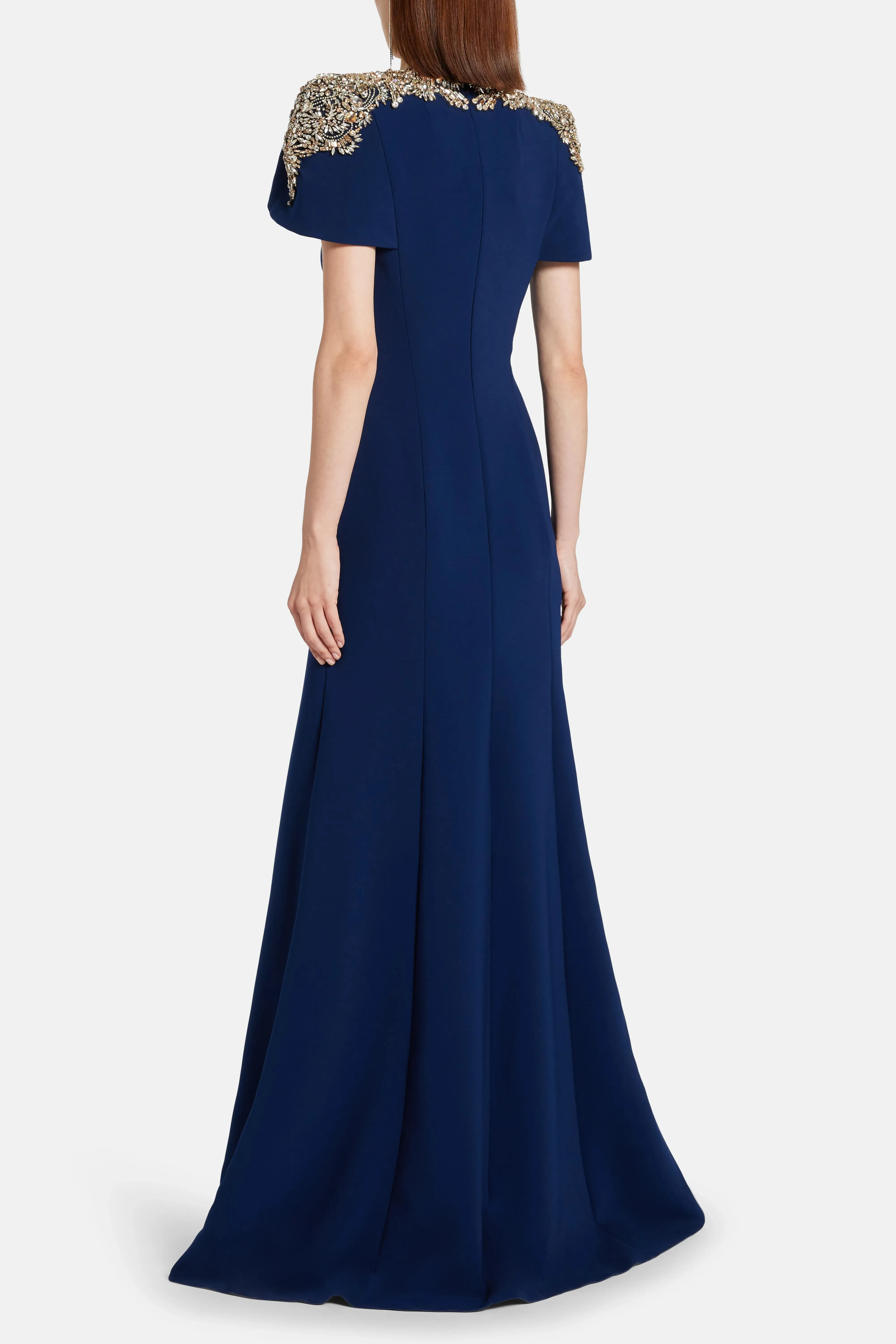 Midnight Kiss Embellished Evening Gown