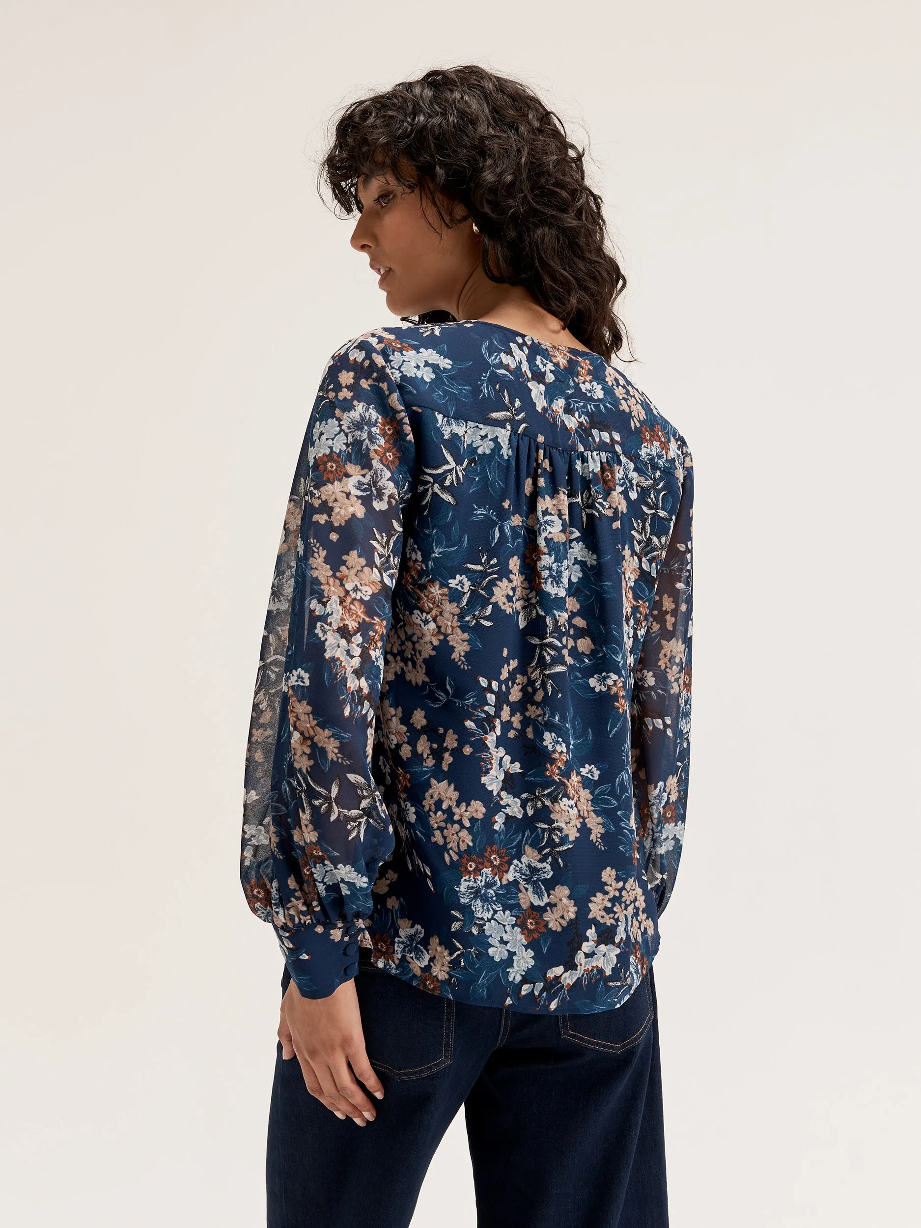 Nautical Bloom Blouse