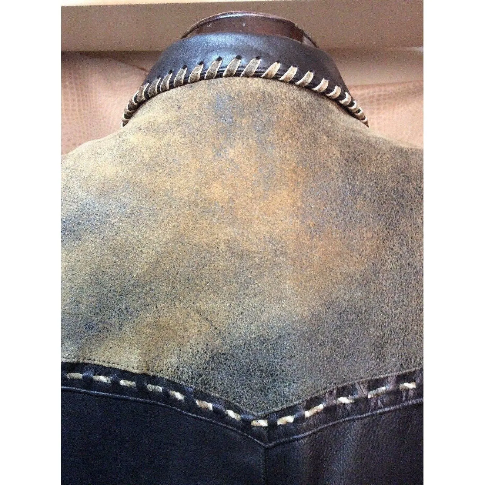 New Mens Vintage Italian Lamb Skin Brown Leather Western Cowboy Dress Jacket