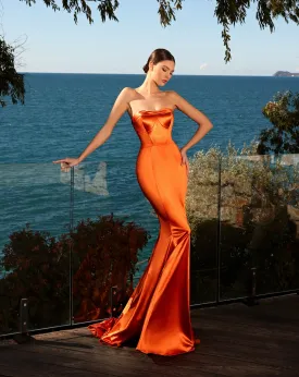 NICOLETTA Nola Gown - Orange