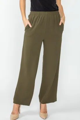 Olive Straight Pants