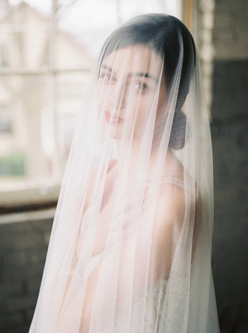 OPHELIA | French Silk Wedding Veil