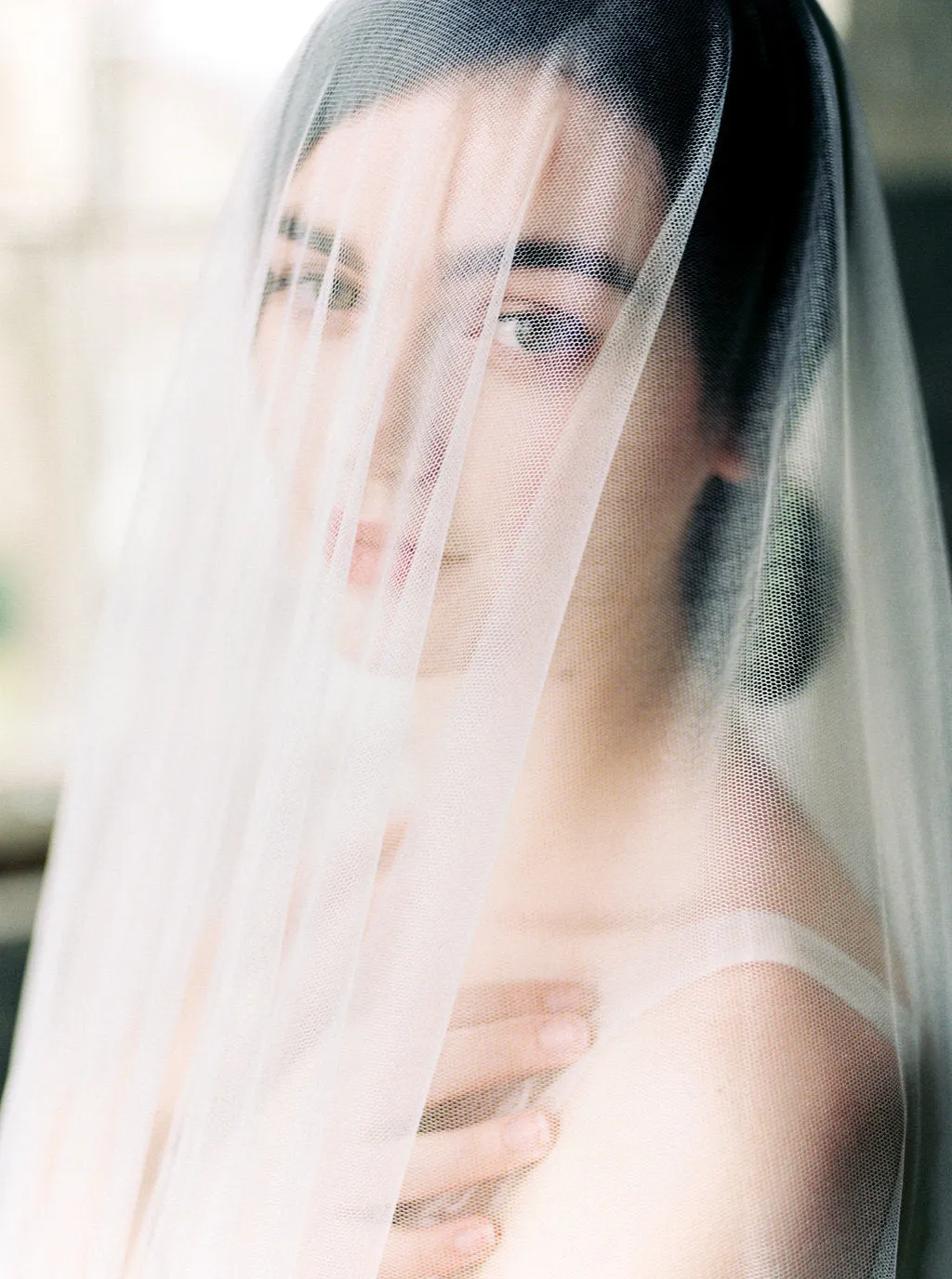 OPHELIA | French Silk Wedding Veil