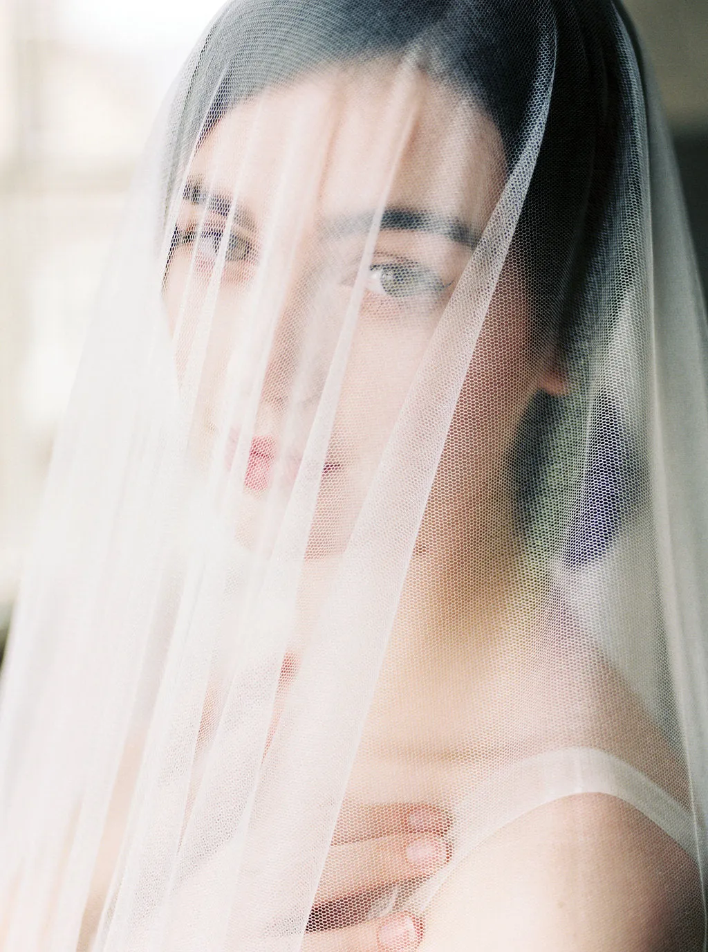 OPHELIA | French Silk Wedding Veil