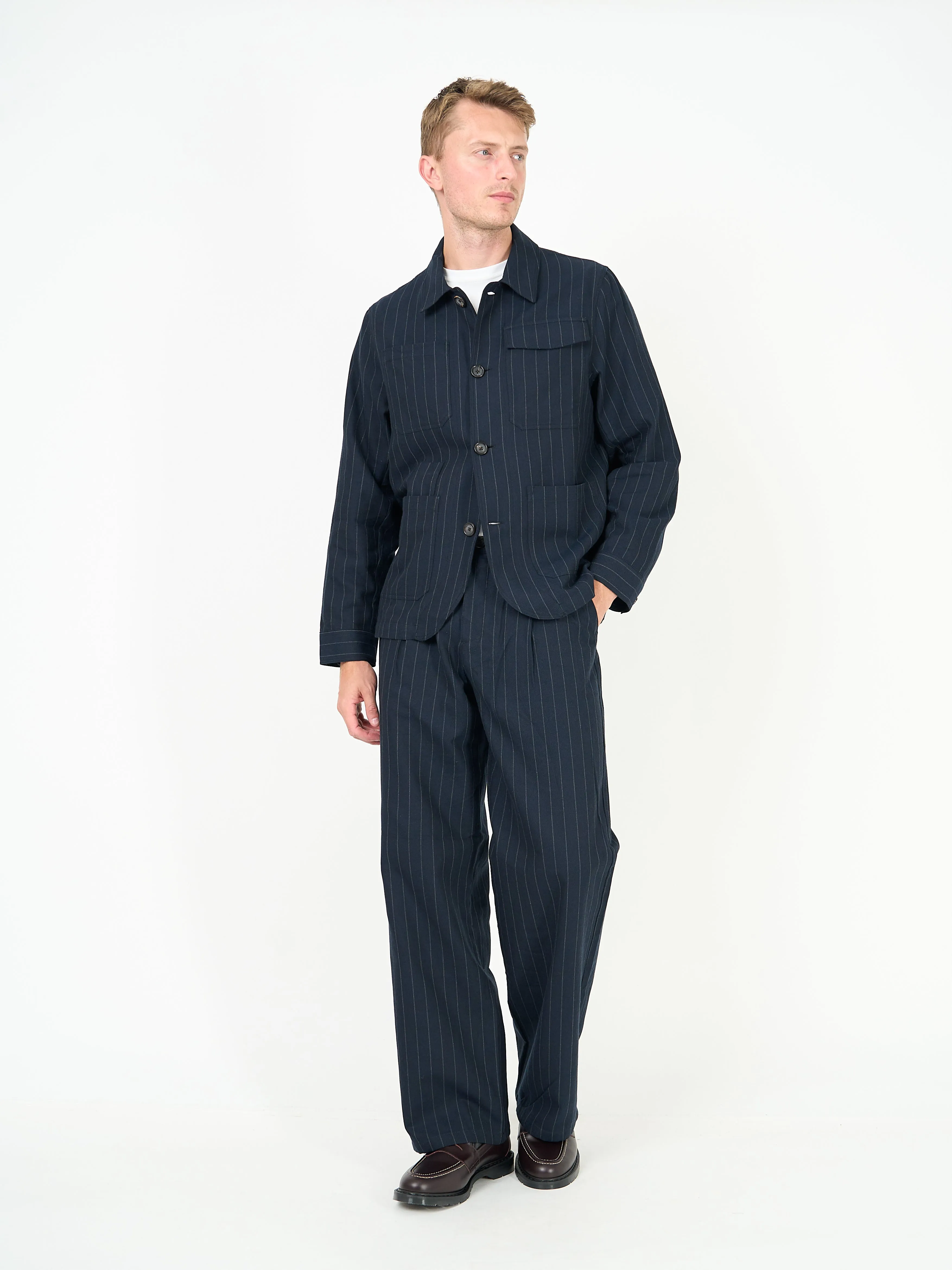Navy Claydon Orsman Trousers: Stylish and Versatile Mens Pants