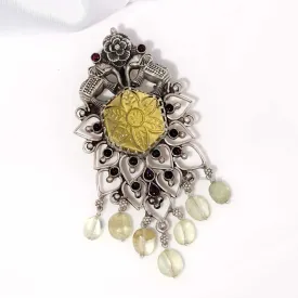 Oxidized Elephant Pendant