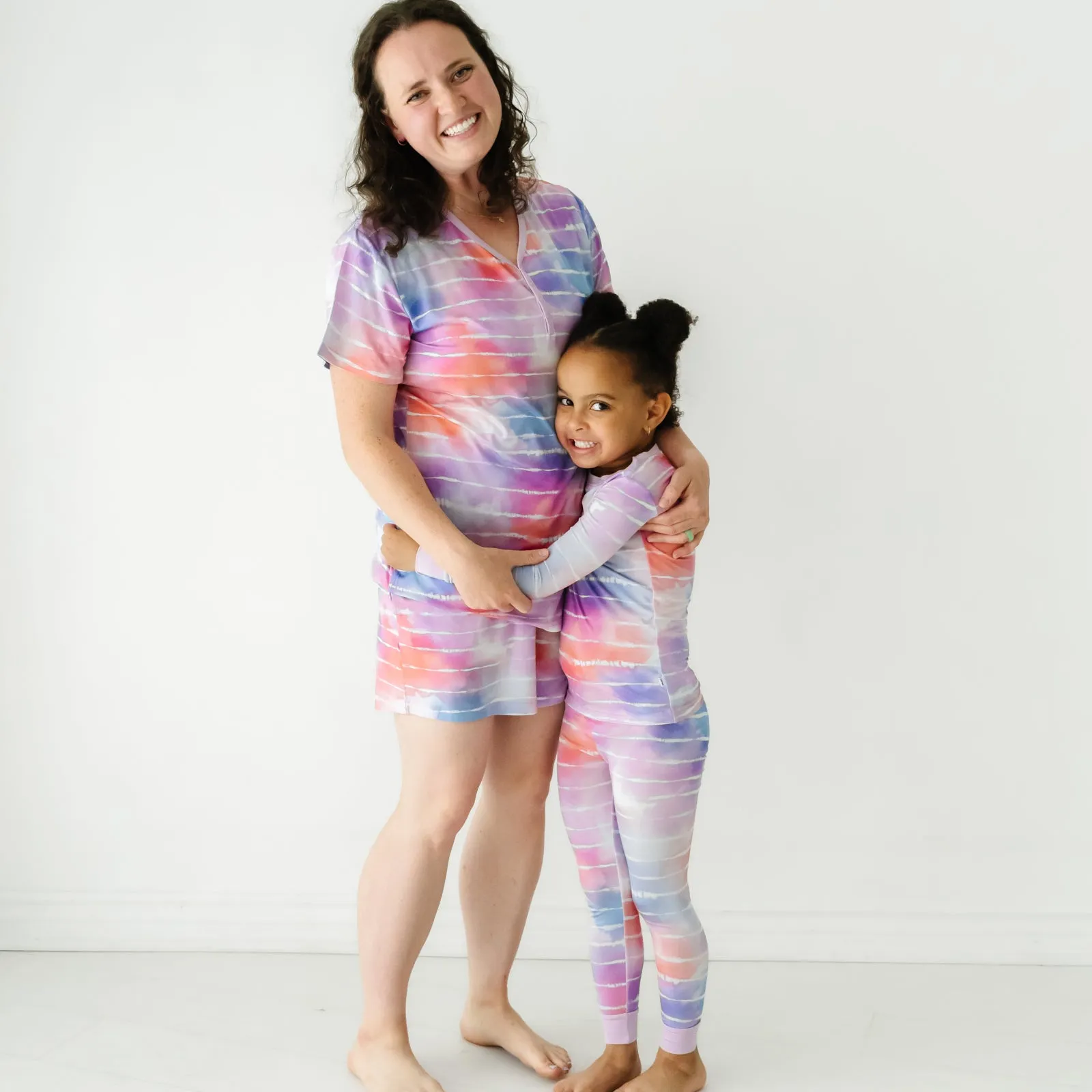 Pastel Tie Dye Dreams Women's Pajama Shorts