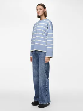 PCMATHILDE Pullover - Faded Denim