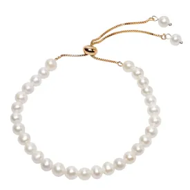Pearl Bracelet | Classic 5mm White Freshwater Pearl Bracelet for Women and Girls