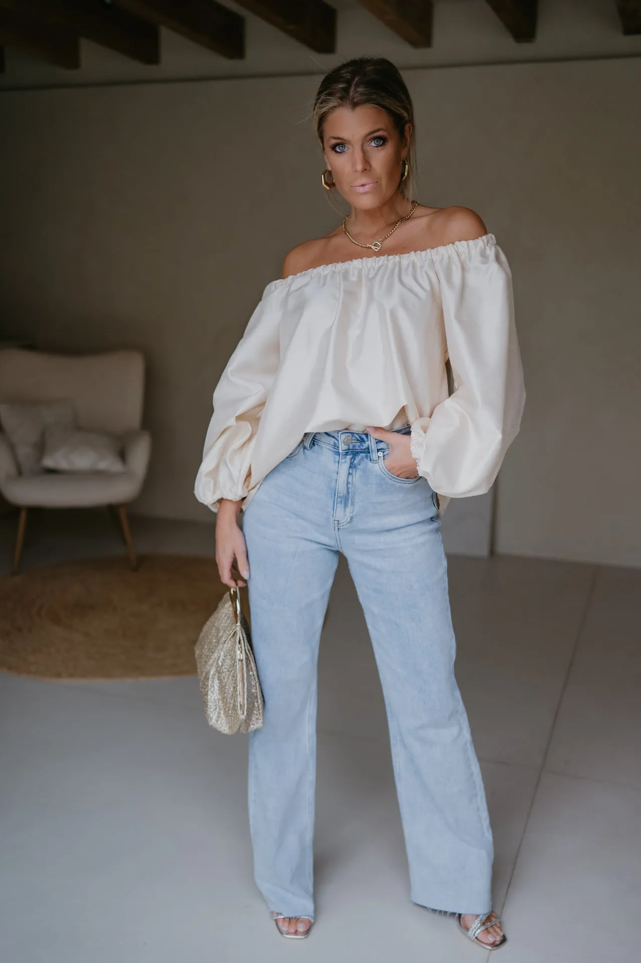 Piano blouse I Ecru