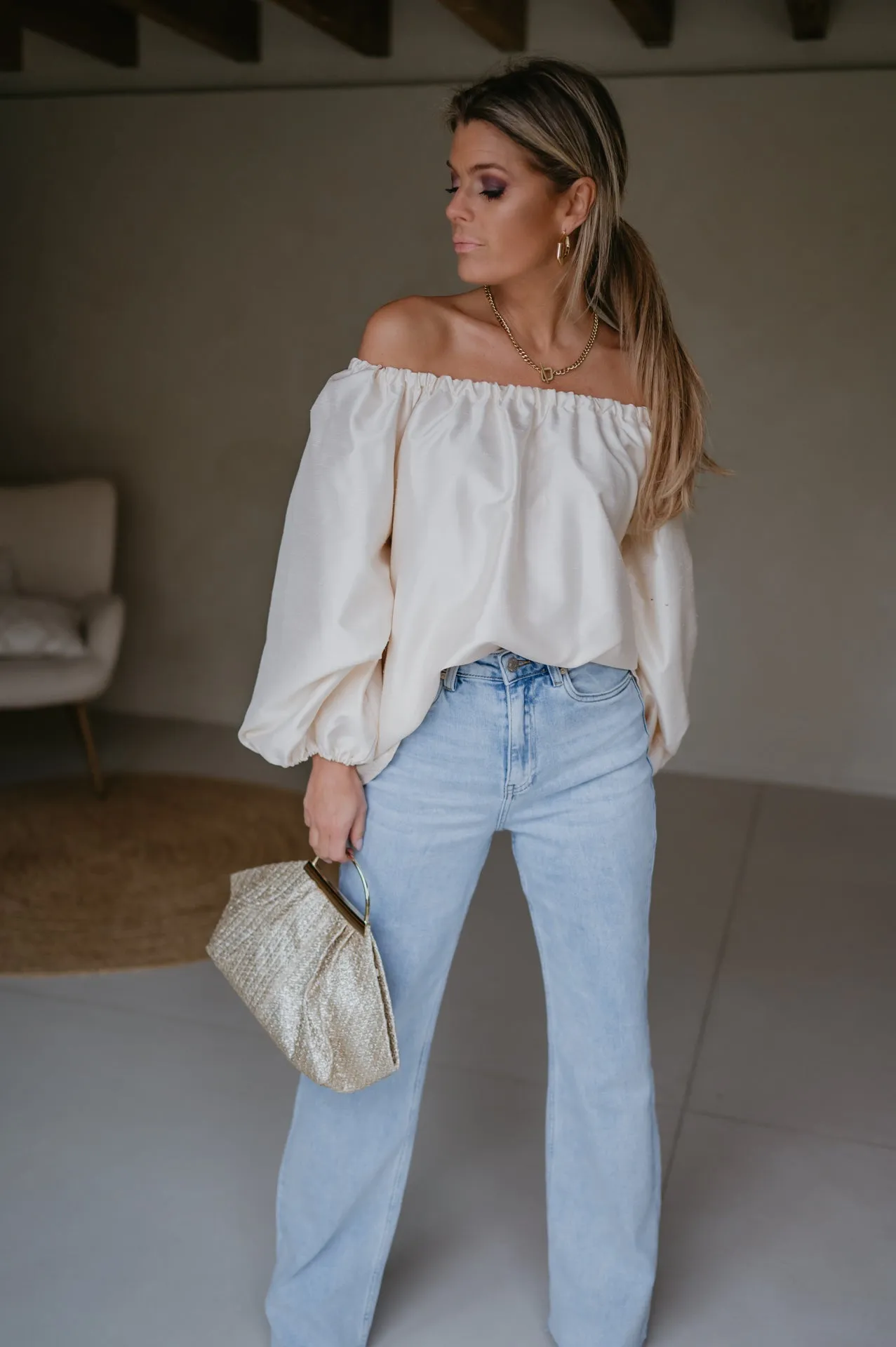 Piano blouse I Ecru