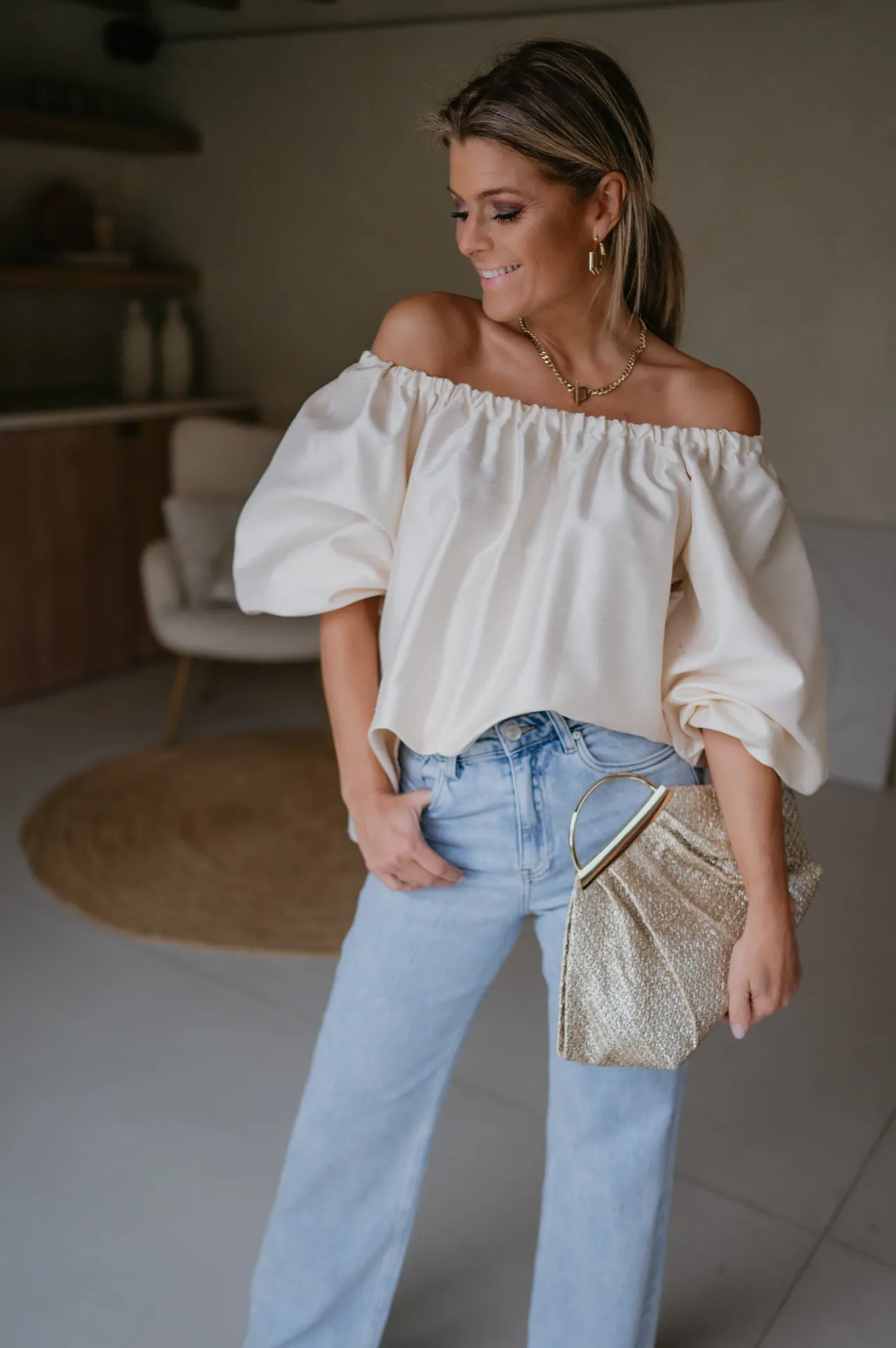 Piano blouse I Ecru