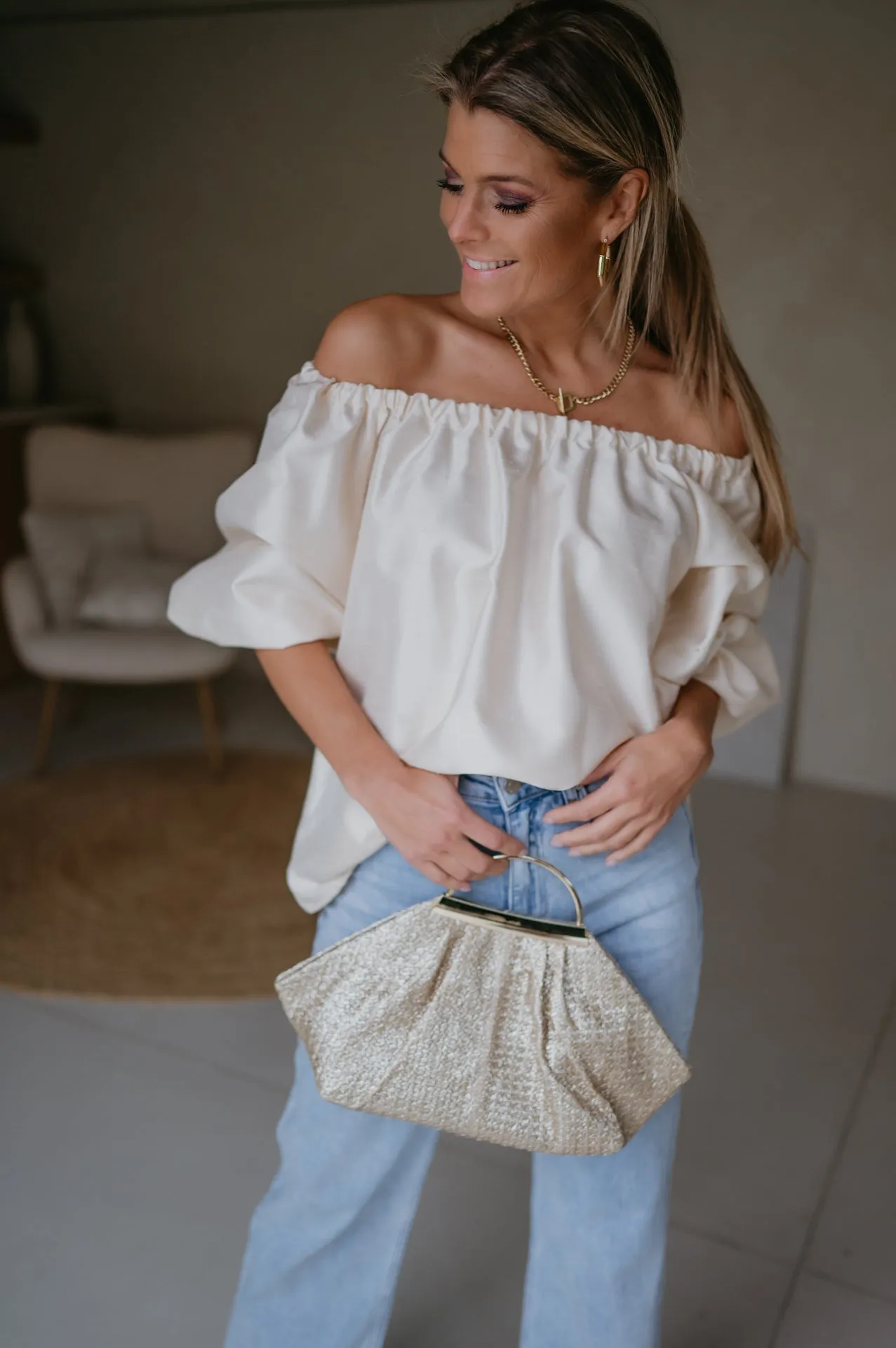 Piano blouse I Ecru