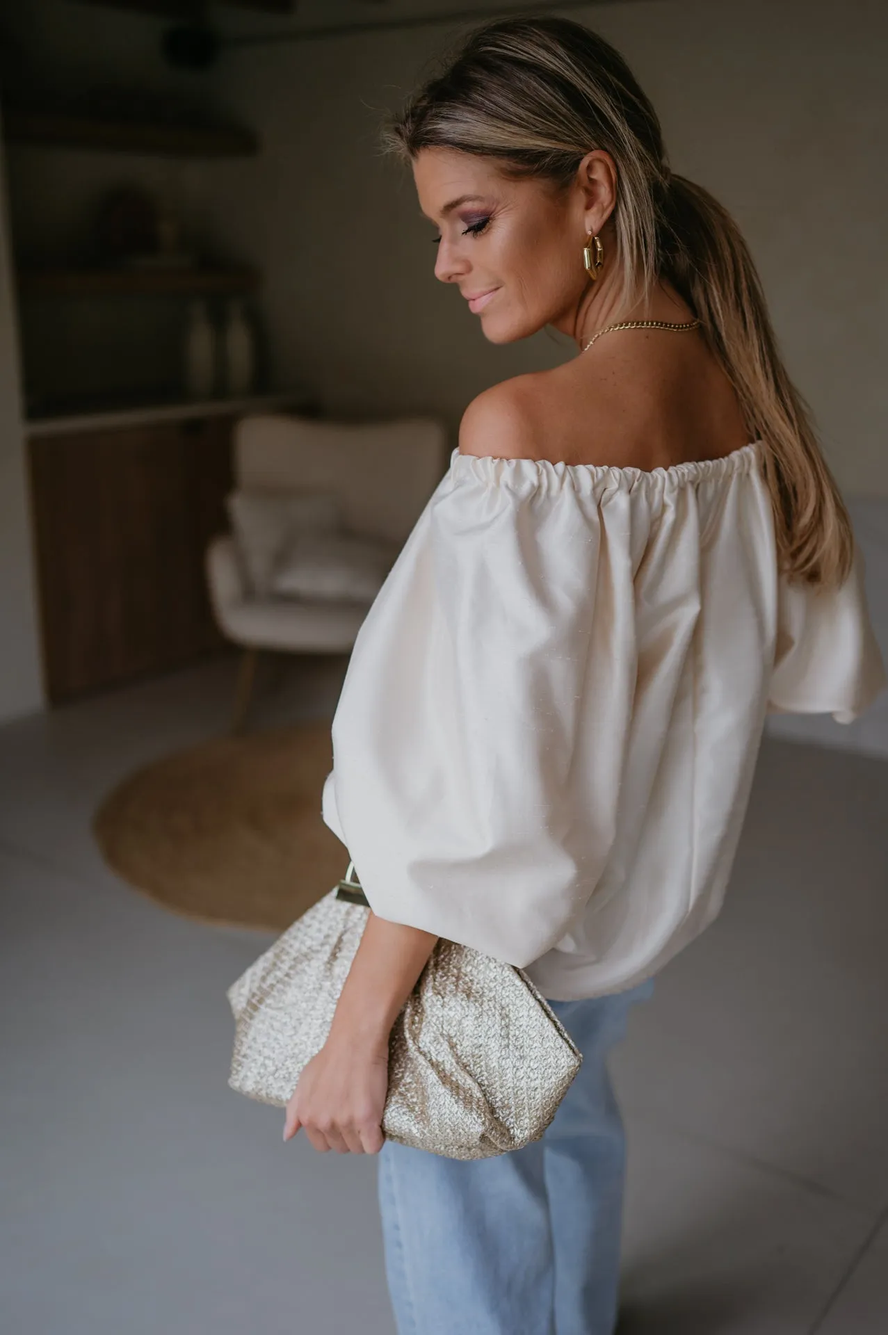 Piano blouse I Ecru