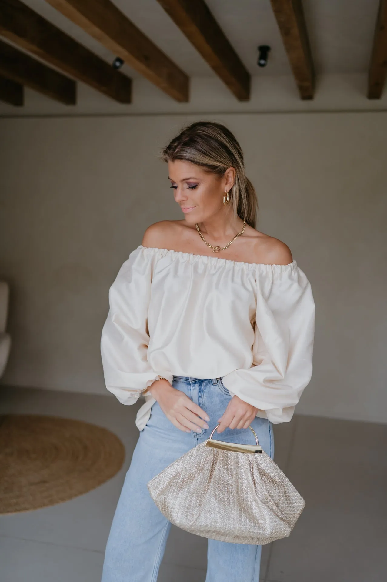 Piano blouse I Ecru