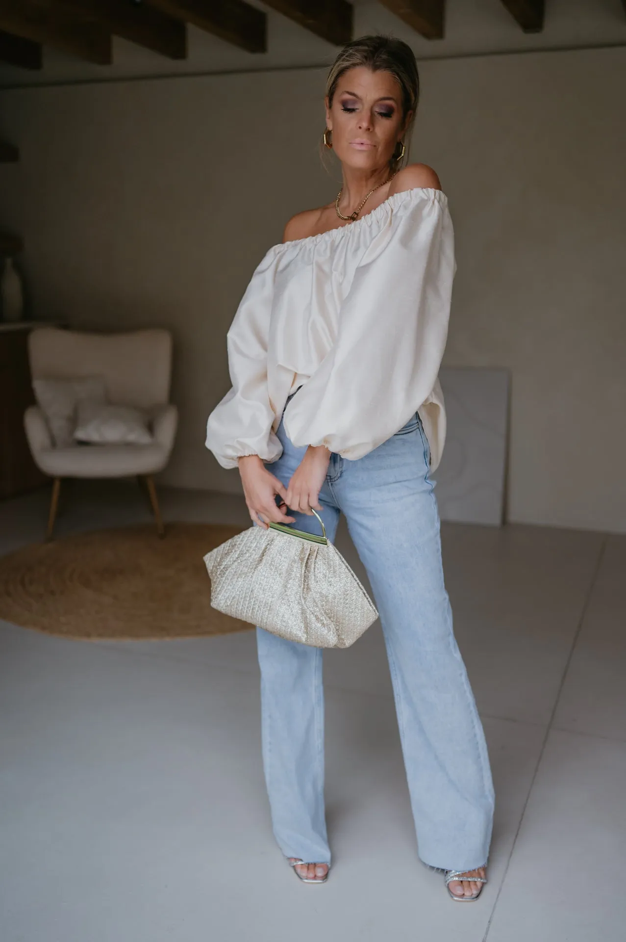Piano blouse I Ecru