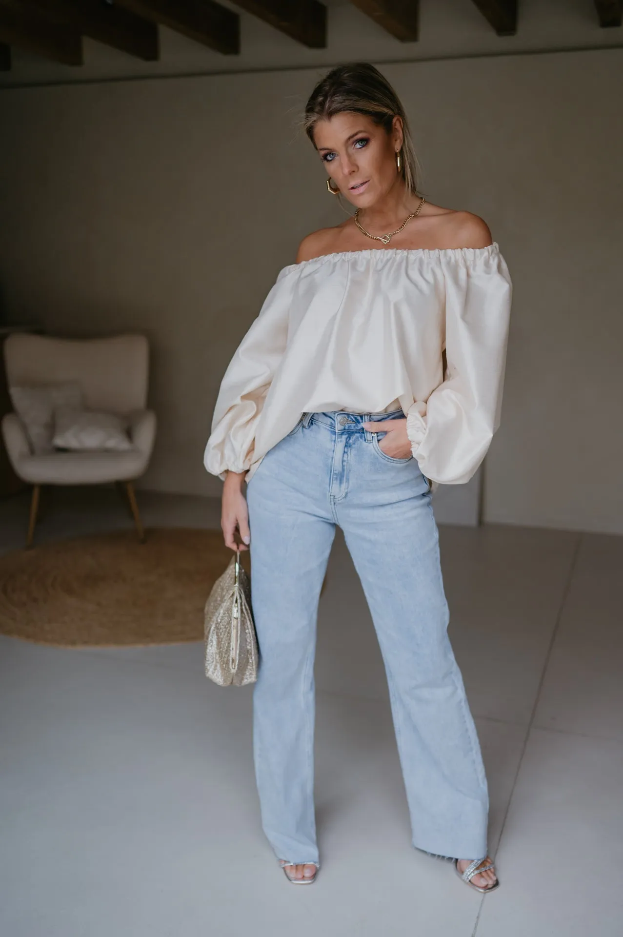 Piano blouse I Ecru