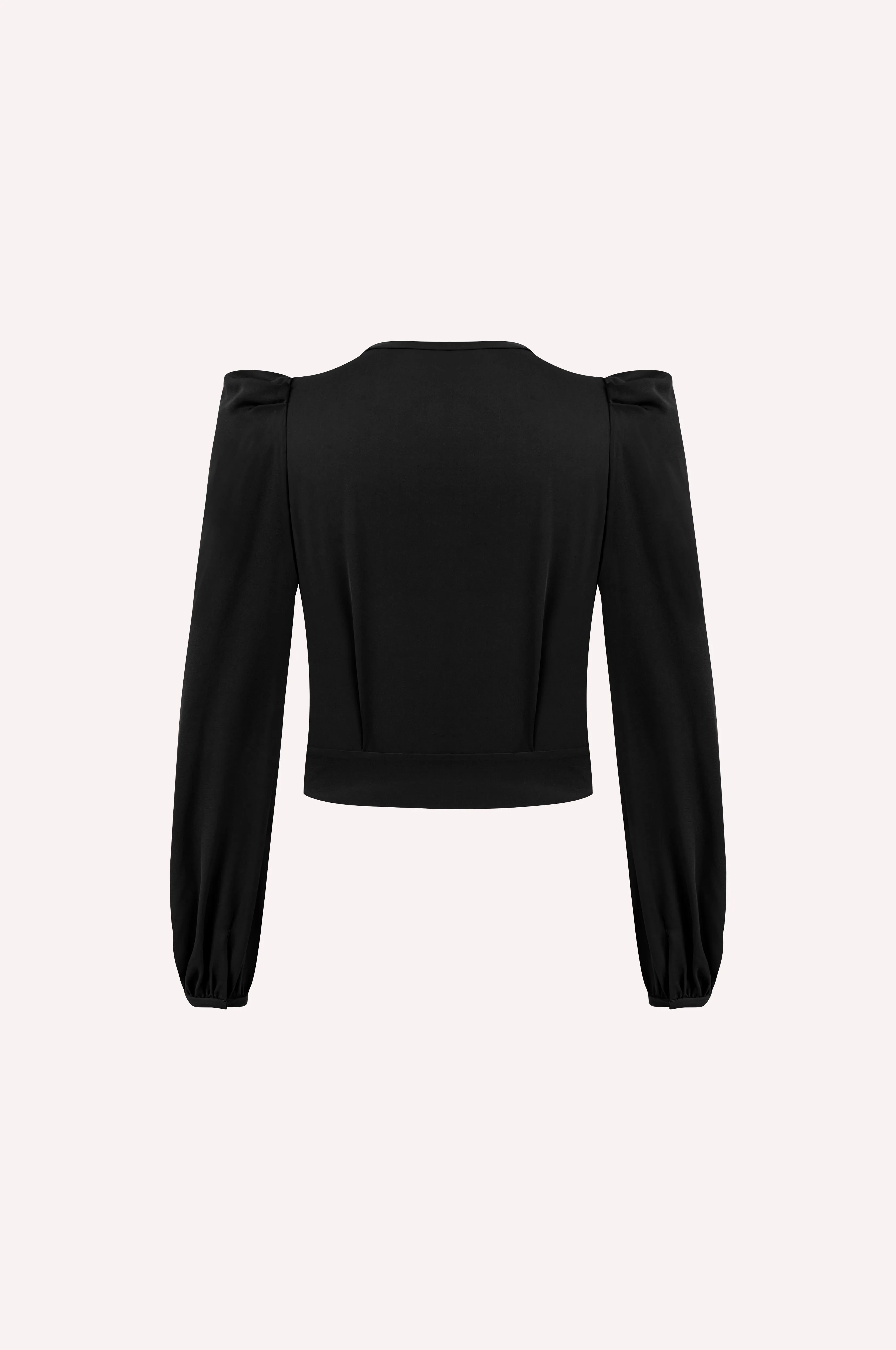 Pleated Chiffon Blouse