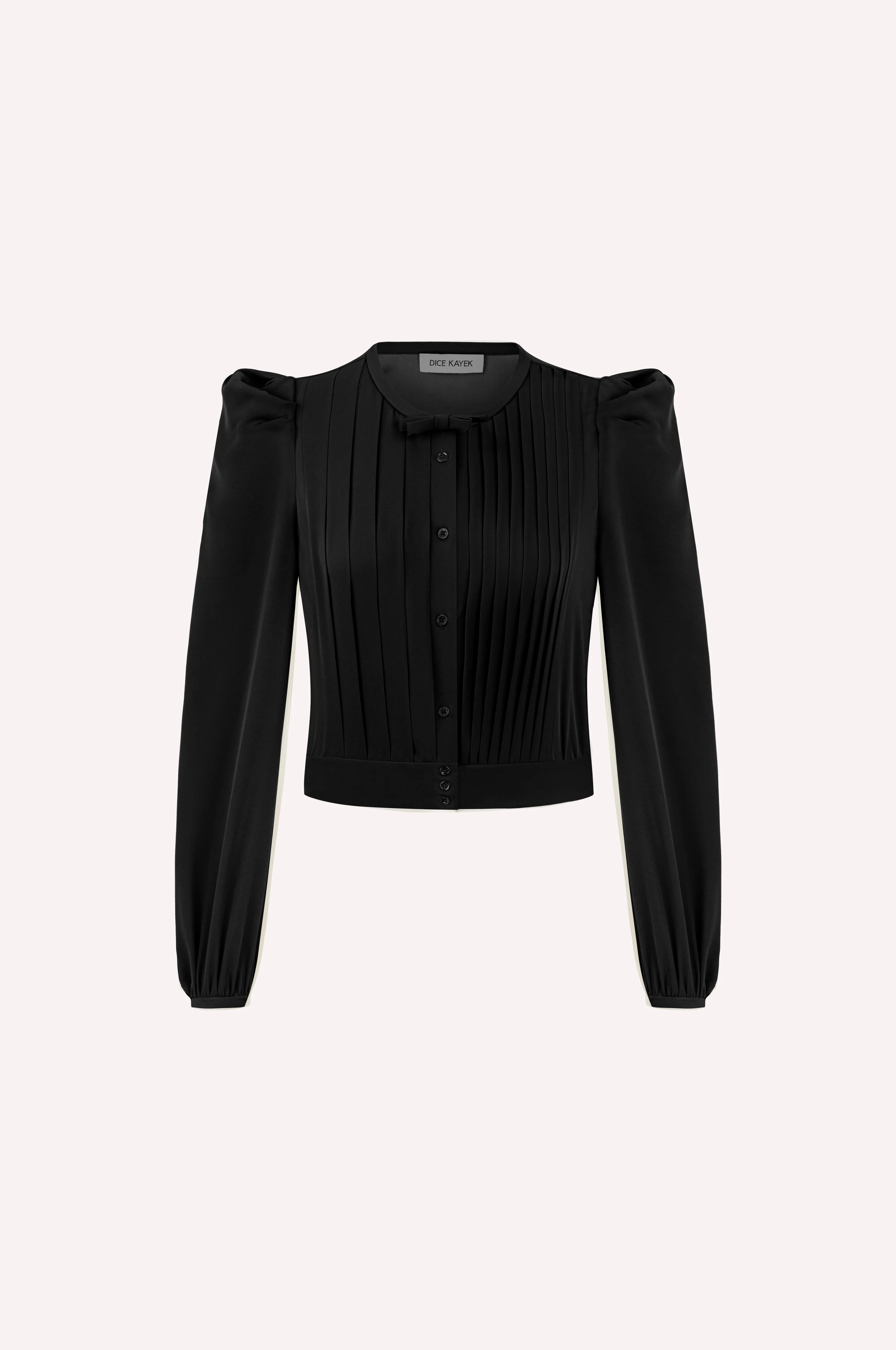 Pleated Chiffon Blouse