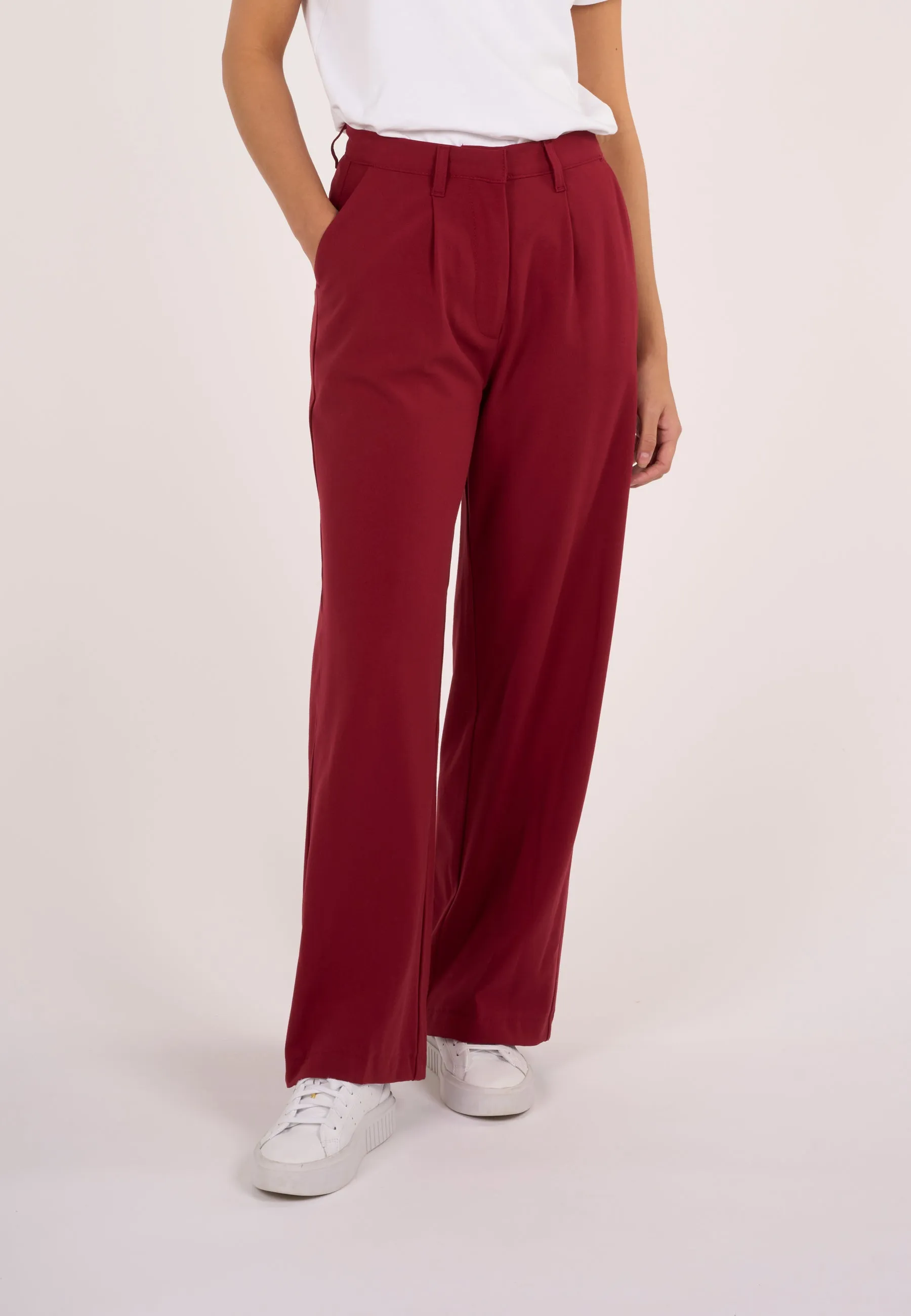 POSEY loose pant - Rhubarb