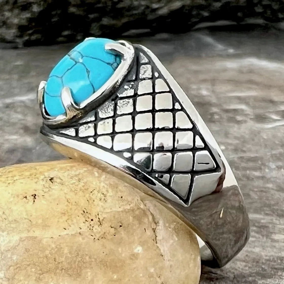 "Blue Stone" - New Mexico - Small - R91