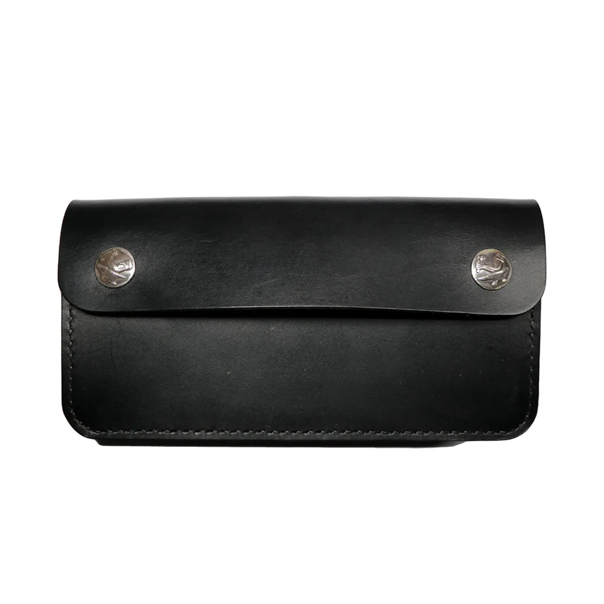 "Lynch Silversmith" Develop Biker Wallet Bridle Leather