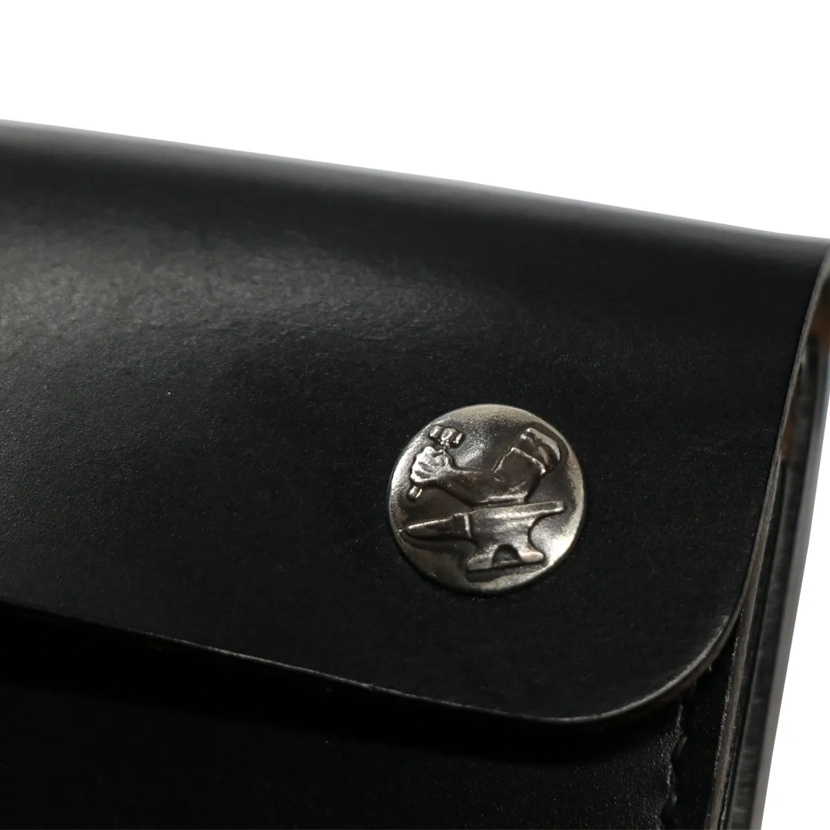 "Lynch Silversmith" Develop Biker Wallet Bridle Leather