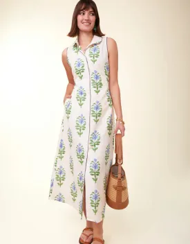 Renee Midi Dress Ogeechee Delphinium